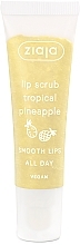 Fragrances, Perfumes, Cosmetics Ziaja Lip Scrub Tropical Pineapple (tube) - Ziaja Lip Scrub Tropical Pineapple (tube)