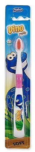 Dino Smile Toothbrush M48, soft, pink - Mattes Rebi-Dental Dino Tothbrush — photo N1