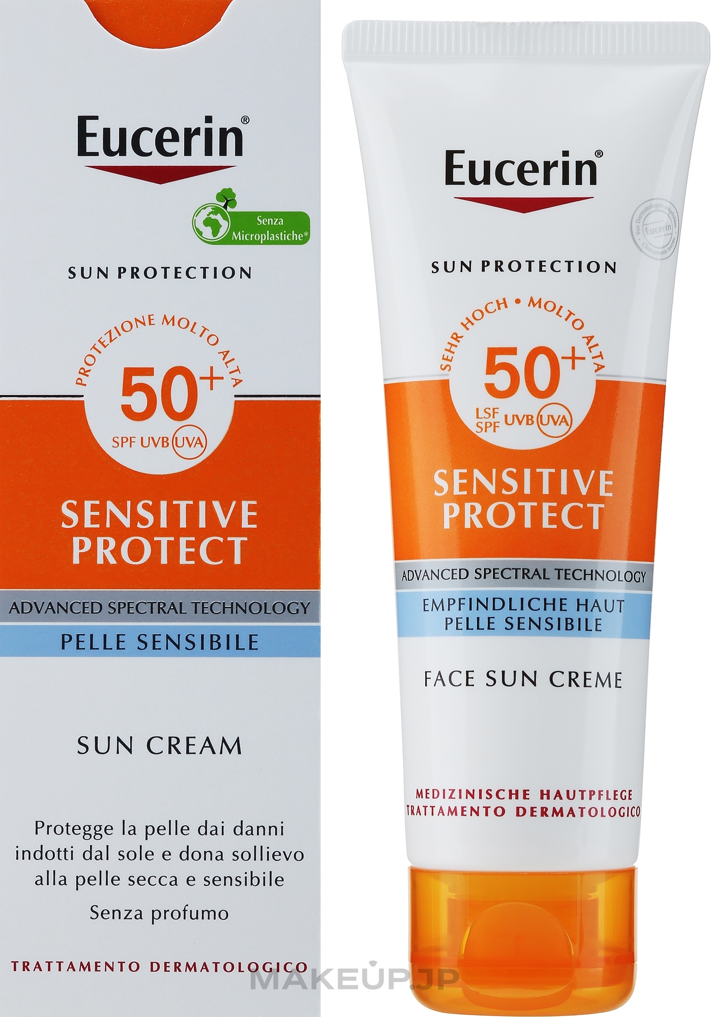 Sun Cream for Normal & Dry Skin - Eucerin Sun Sensitive Protect Cream SPF50+ — photo 50 ml