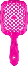 Fragrances, Perfumes, Cosmetics Hair Brush 83SP234 FF2, fuchsia and pink - Janeke Small Superbrush