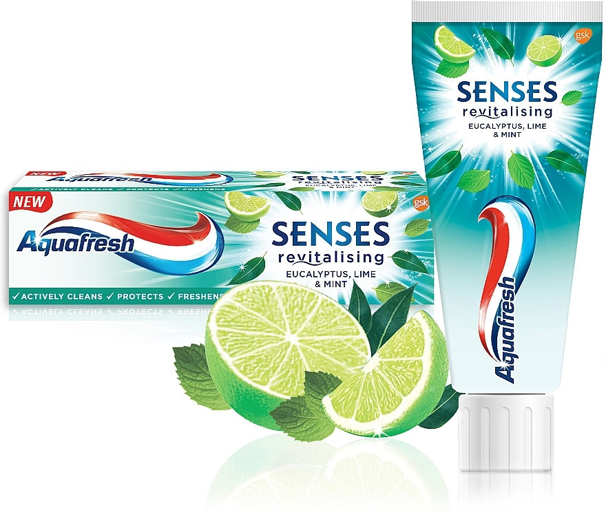 Eucalyptus Toothpaste - Aquafresh Senses — photo N3