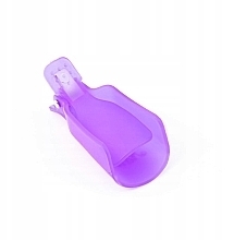 Plastic Gel Polish Remover Clips, purple - MylaQ — photo N4