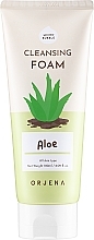 Aloe Face Cleansing Foam - Orjena Cleansing Foam Aloe — photo N1