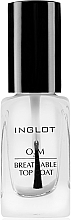 Nail Polish Top O2M - Inglot O2M Breathable Top Coat — photo N1