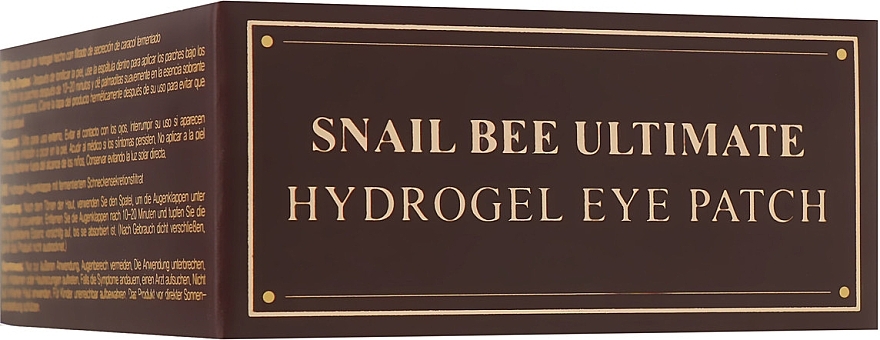 Snail Mucin & Bee Venom Hydrogel Patches - Benton Snail Bee Ultimate Hydrogel Eye Patch — photo N2