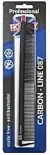 Hair Comb, 227mm - Ronney Professional Carbon Comb Line 087 — photo N1