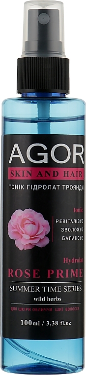 Prime Rose Hydrolate - Agor Summer Time Skin And Hair Tonic — photo N1