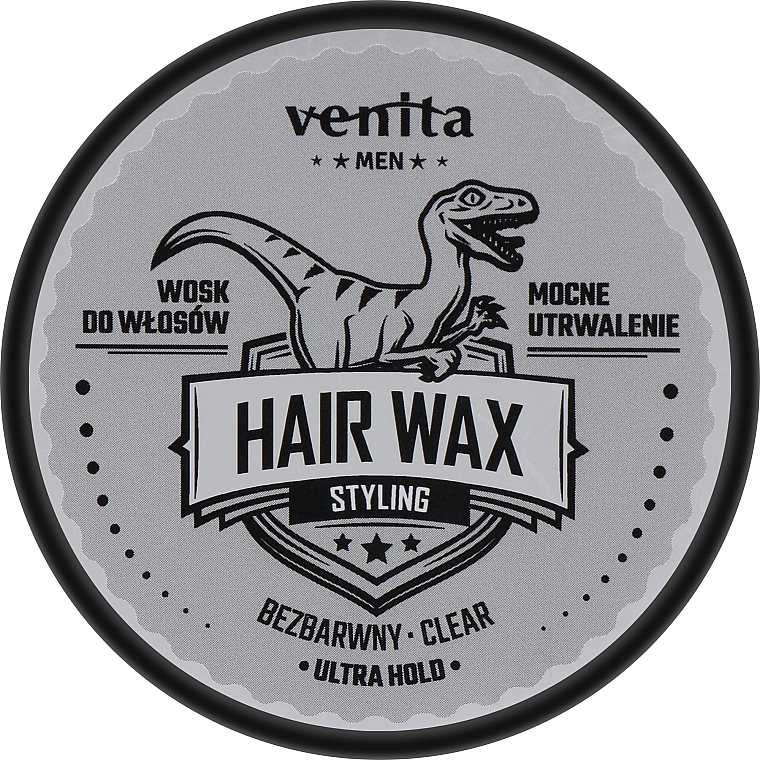 Colorless Hair Styling Wax - Venita Men Hair Wax Clear — photo N1