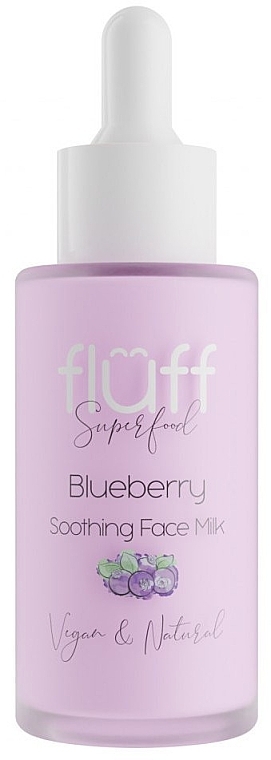 Moisturizing Face Milk "Blueberry" - Fluff Soothing Face Milk — photo N1