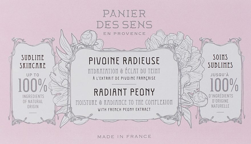 Set - Panier des Sens Face Care Radiant Peony (cr/2x2ml + ser/1ml) — photo N9