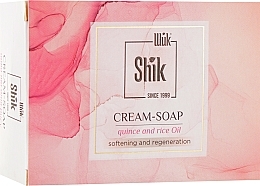 Fragrances, Perfumes, Cosmetics Toilet Soap with Bio Additives 'Quince & Rice Oil' - Shik