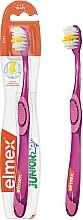 Toothbrush, 6-12 years, pink - Elmex Junior Toothbrush — photo N1