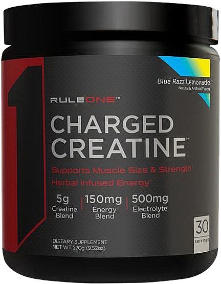 Lemonade Creatine Complex - Rule One Charged Creatine Blue Razz Lemonade — photo N1