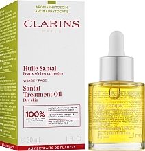 Face Oil for Dry Skin - Clarins Santal Face Treatment Oil — photo N2
