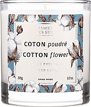 Fragrances, Perfumes, Cosmetics Scented Candle in Glass "Cotton Blossom" - Panier Des Sens Scented Candle Cotton Flower