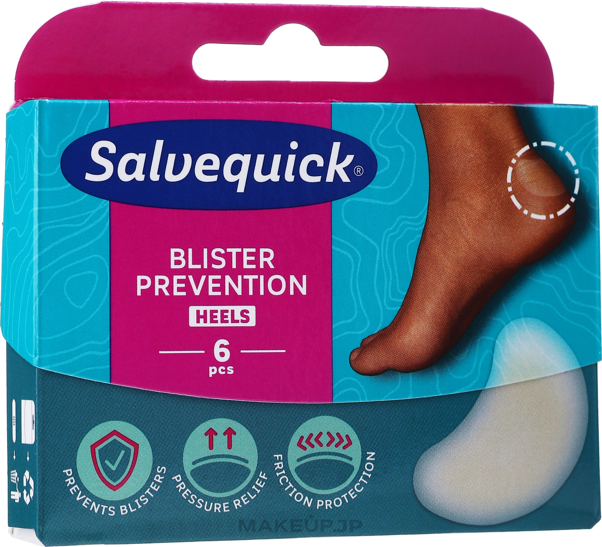 Callus & Scratch Patch, medium - Salvequick Foot Care — photo 6 szt.
