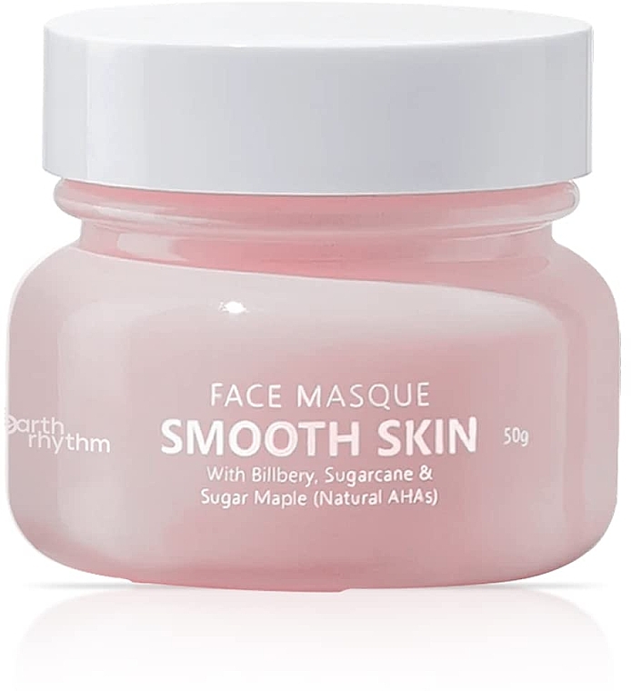 Blueberry, Sugarcane & Sugar Maple Face Mask - Earth Rhythm Smooth Skin Face Masque With Bilbery, Sugarcane & Sugar Maple — photo N2