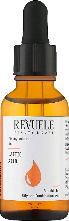 Face Serum - Revuele Peeling Solution Lactic Acid Serum — photo N3