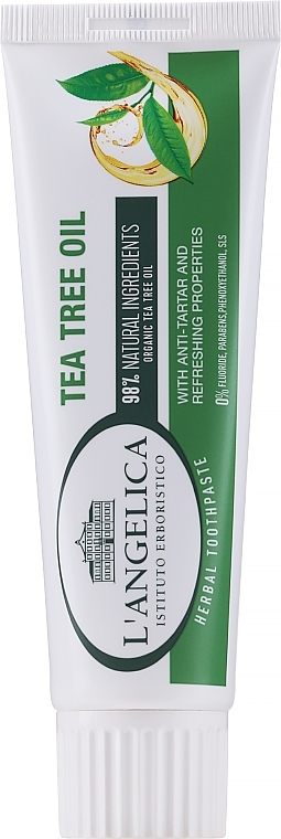 Tea Tree Oil Toothpaste - L'Angelica — photo N1