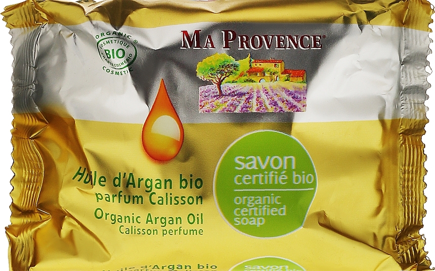 Organic Soap with Calisson Scent "Argan Oil" - Ma Provence Nature Soap — photo N1