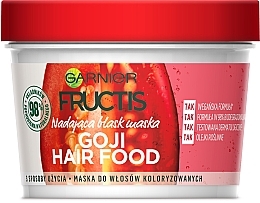 Fragrances, Perfumes, Cosmetics Hair Mask - Garnier Fructis Hair Food Bacche Di Goji Mask