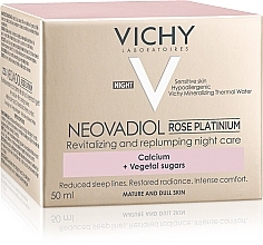 Brightening Night Face Cream for Mature Skin - Vichy Neovadiol Rose Platinum Night Cream — photo N15