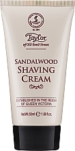 Shaving Cream "Sandalwood" - Taylor Of Old Bond Street Sandalwood Luxury Shaving Cream (in tube) — photo N1