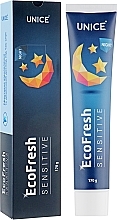 Fragrances, Perfumes, Cosmetics Night Toothpaste for Sensitive Teeth - Unice Toothpaste EcoFresh Sensitive Night