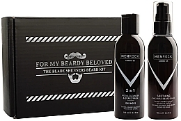 Fragrances, Perfumes, Cosmetics Set - Men Rock Oak Moss Beard Wash & Balm Set (beard wash/100ml + beard balm/100ml)