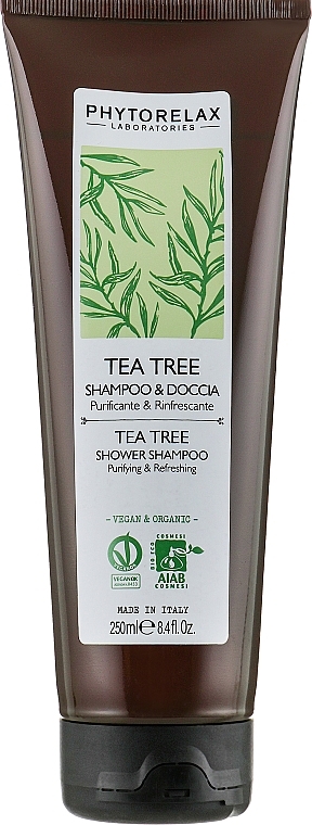 Shampoo & Shower Gel 2in1 - Phytorelax Laboratories Tea Tree Shower Gel — photo N2