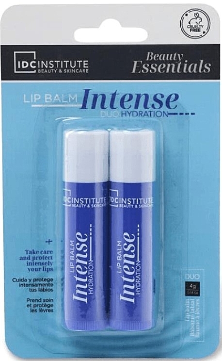 Intensively Hydrating Lip Balm Set - IDC Institute Intense Lip Balm Duo — photo N1