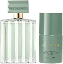 Fragrances, Perfumes, Cosmetics Oriflame Greater For Him - Set (edt/75ml + deo/roll/50ml)