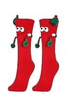 Christmas Socks with Handles, SLS250-013, red - Moraj — photo N2