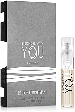 GIFT! Giorgio Armani Emporio Armani Stronger With You Freeze - Eau de Toilette (mini size) — photo N7