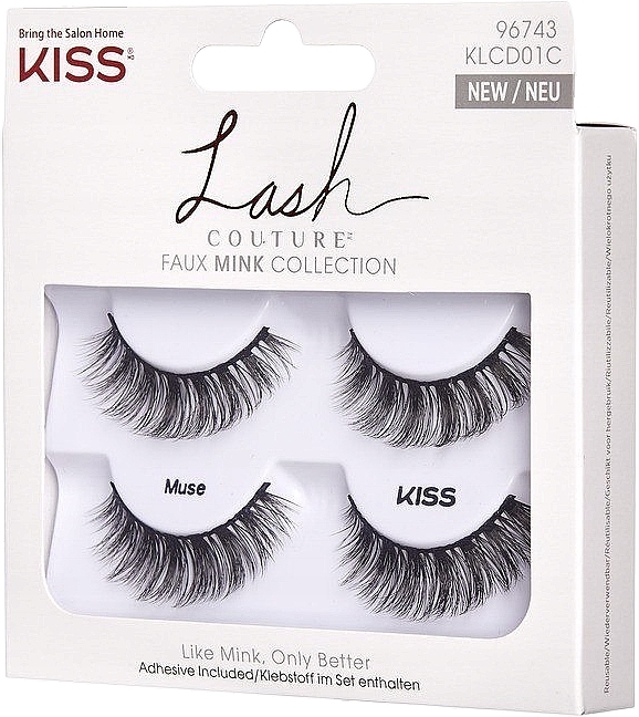 False Eyelashes - Kiss Lash Couture Faux Mink Collection Muse — photo N1