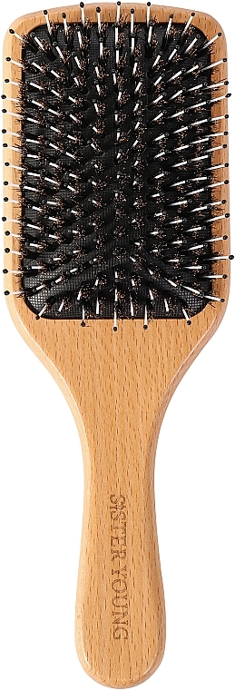 Wooden Hair Brush with Combined Bristles - Sister Young Vera Wood Brush Bv — photo N6