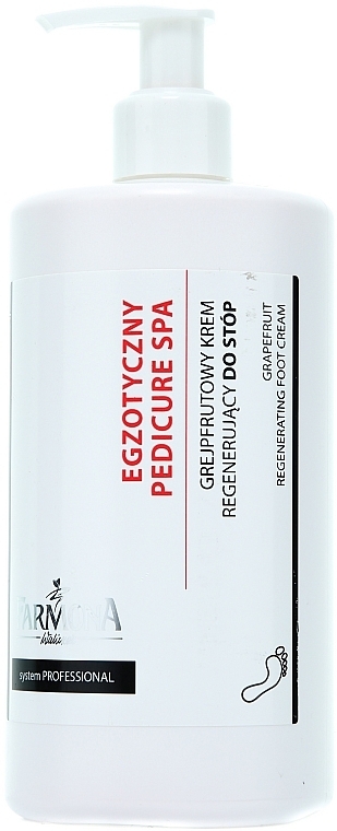 Grapefruit Regeneratng Foot Cream - Farmona Exotic Pedicure SPA — photo N3