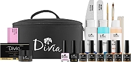 Fragrances, Perfumes, Cosmetics Start Gel Polish Kit "Nectarine" - Divia