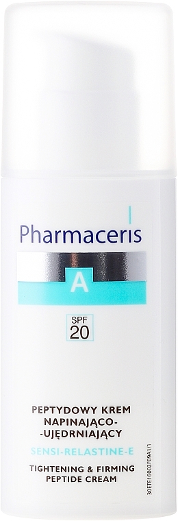 Anti-Wrinkle Face Cream - Pharmaceris A Sensi-Relastine-E Tightening and Firming Peptide Cream SPF20 — photo N2