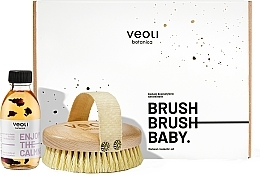 Fragrances, Perfumes, Cosmetics Set - Veoli Botanica Brush Brush Baby (b/oil/150ml + massage/brush/1pcs)