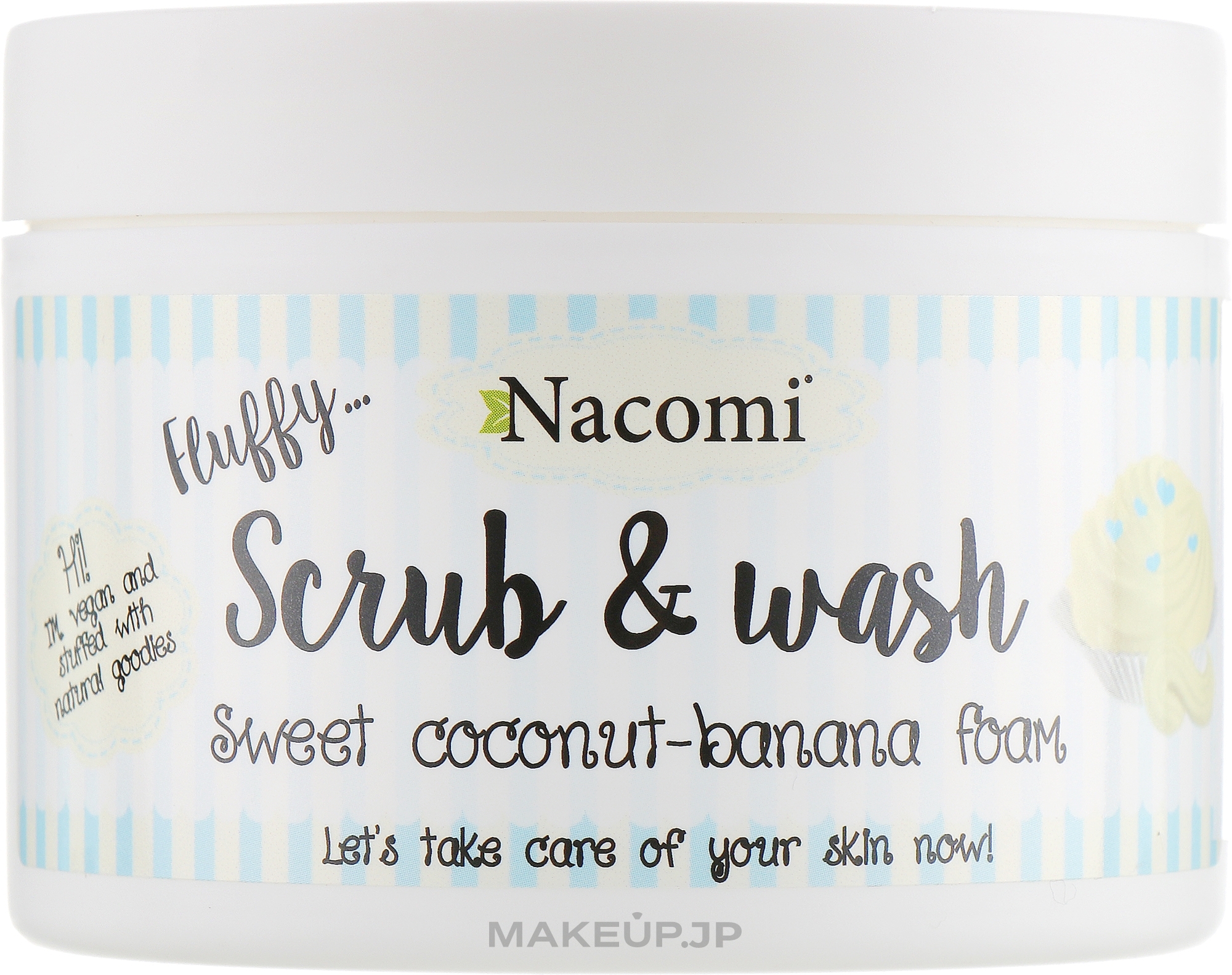 Coconut & Banana Scrub & Wash Foam - Nacomi Scrub and Wash Sweet Coconut-Banana Foam — photo 180 ml