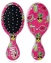 Fragrances, Perfumes, Cosmetics Mini Hair Brush - Wet Brush Mini Detangler Happy Hair Brush Smiley Pineapple