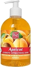 Fragrances, Perfumes, Cosmetics Antibacterial Soap "Apricot" - Bioton Cosmetics Apricot Liquid Soap