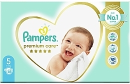 Fragrances, Perfumes, Cosmetics Pampers Premium Care Diapers Size 5 (Junior), 11-16kg, 88 pcs - Pampers
