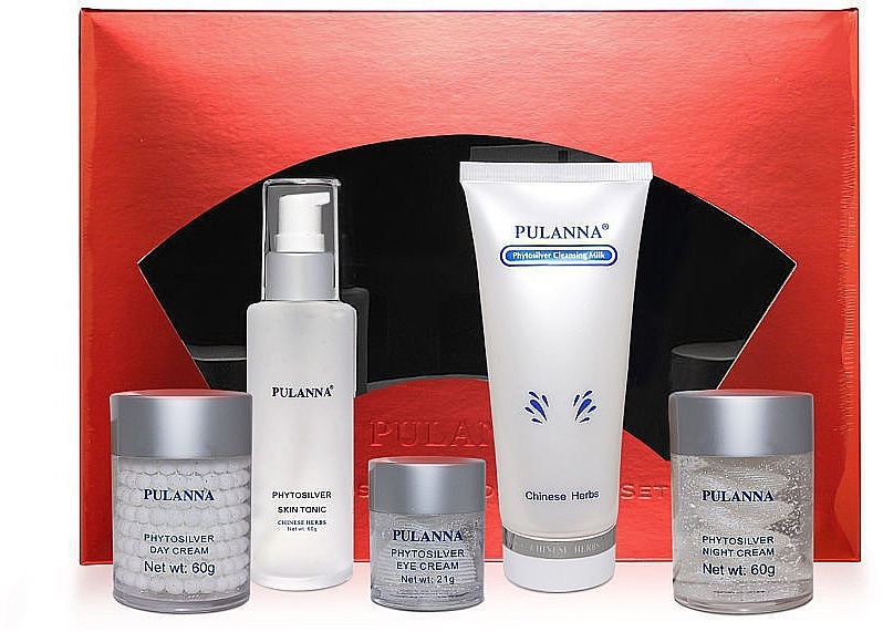 Set - Pulanna Phytosilver (eye/cr/21g + f/cr/2x60g + f/ton/60g + cl/milk/90g) — photo N5