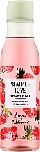 Fragrances, Perfumes, Cosmetics Organic Strawberry Shower Gel - Oriflame Love Nature Simple Joys Shower Gel