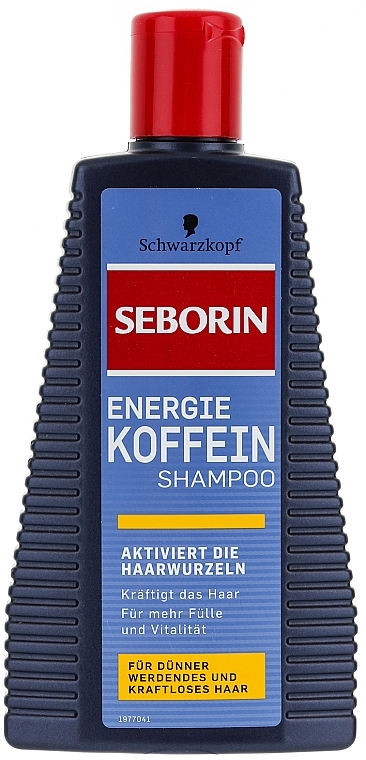 Caffein Energy Shampoo for Weak & Thin Hair - Schwarzkopf Seborin Shampoo — photo N4