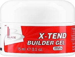 Builder Gel, medium viscosity, 15 ml - Blaze X-Tend Gel — photo N2