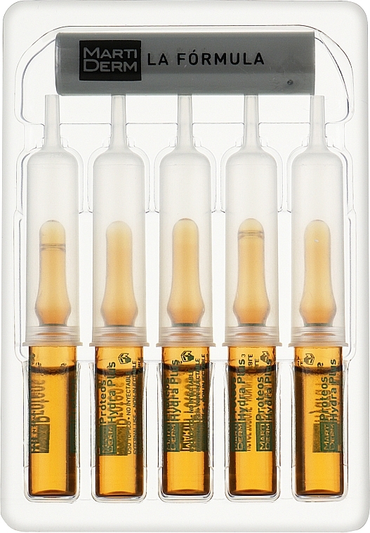 Normal, Combination & Dehydrated Skin Ampoules - MartiDerm The Originals Proteos Hydra Plus — photo N3