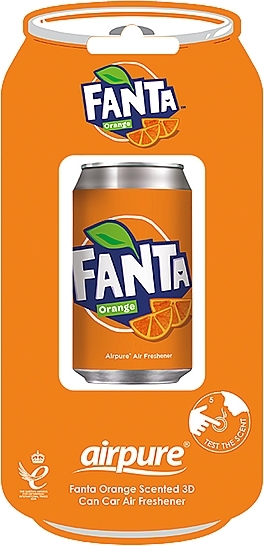 Fanta Orange Car Air Freshener - Airpure Car Vent Clip Air Freshener Fanta Orange — photo N1